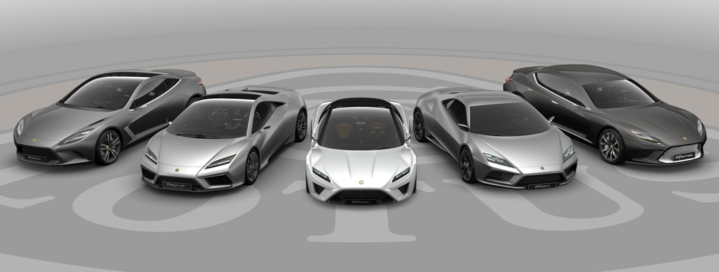 La future gamme Lotus, présentée au Mondial de l'Auto 2010