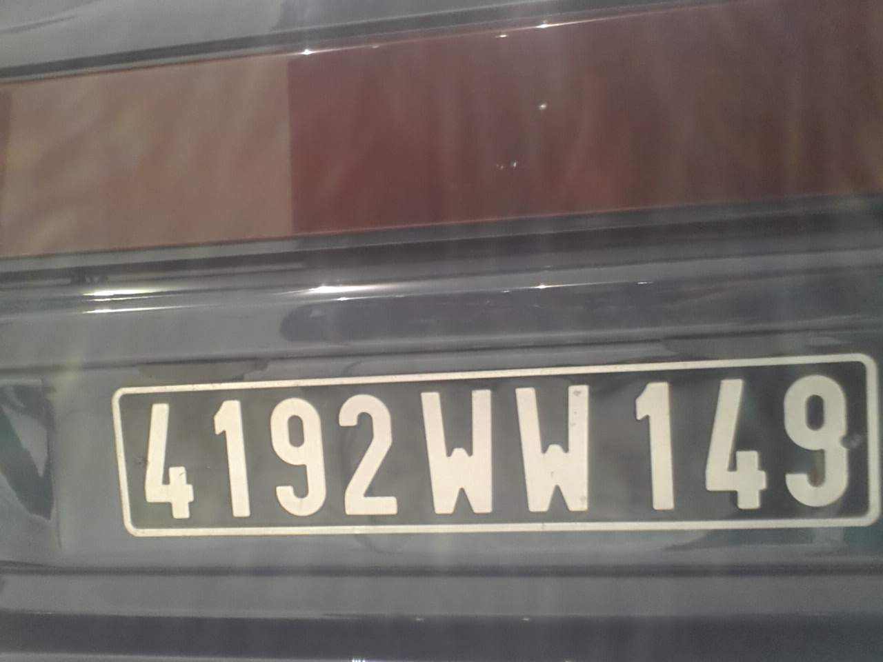 Cette plaque d'immat' est mythique... si si !!!